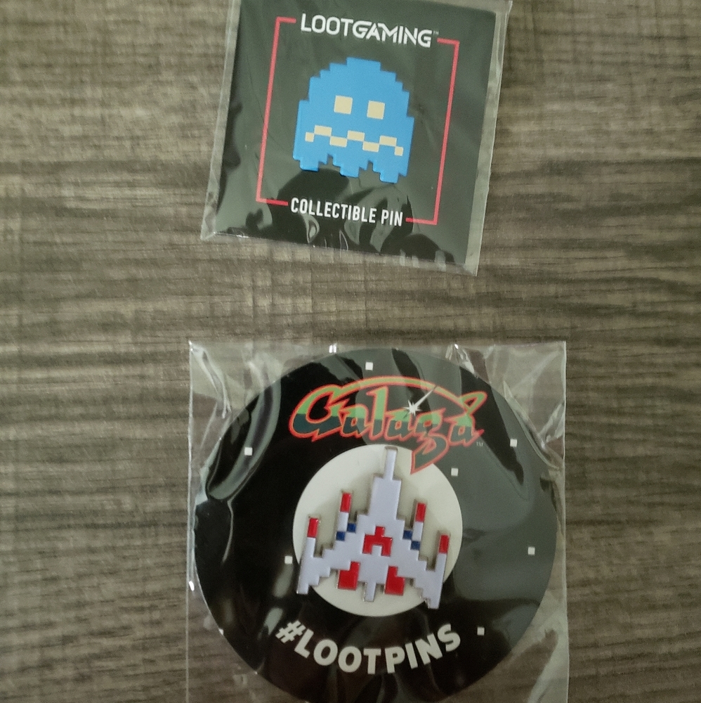 Retro gaming pins